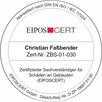 Zertifizierter Sachverständiger für Schäden an Gebäuden (EIPOSCERT) - Bausachverständiger Köln Baugutachter NRW