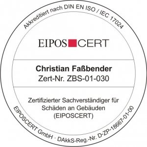Faßbender_Zertifizierter Sachverständiger für Schäden an Gebäuden (EIPOSCERT) - Ihr Bausachverständiger und Baugutachter rund um Köln, Bonn und Düsseldorf